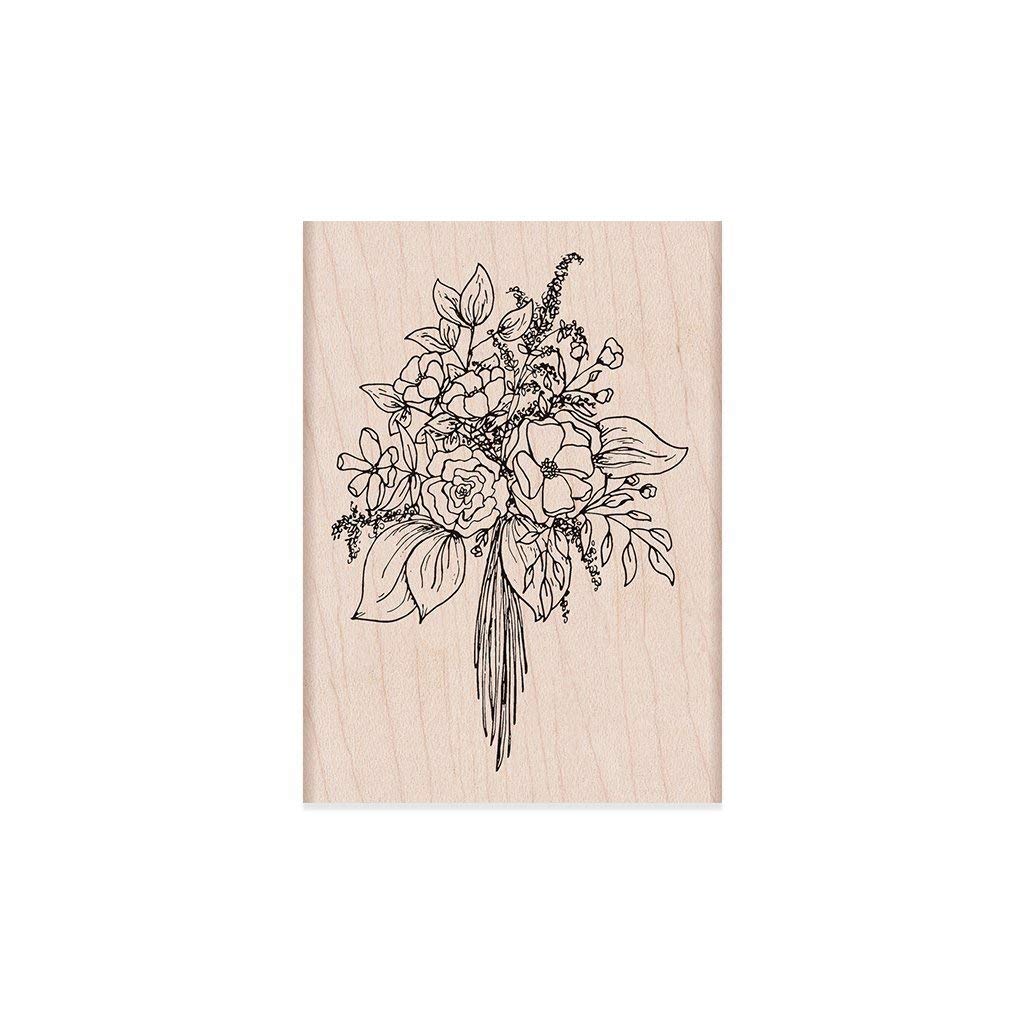 Hero Arts K6278 Wooden Rubber Stamps - Beautiful Floral Bouquet Design for Card Making, Scrapbooking & DIY Crafts | Perfect for Greeting Cards, Invitations & Home Decor