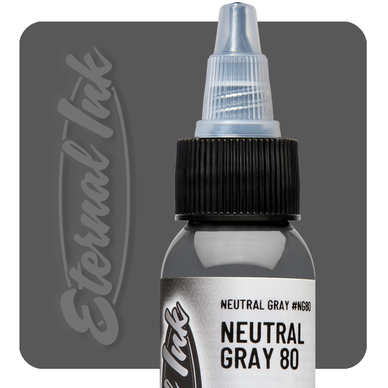 Eternal Neutral Gray 80 Ink - Premium Fountain Pen Ink for Writing, Drawing & Calligraphy - Perfect for Journals, Letters & Artistic Projects