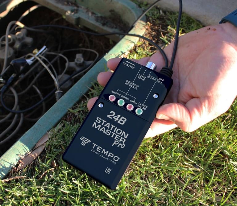 TEMPO Station Master Pro Irrigation System Tester - Professional Grade Solenoid Activator & Valve Locator (24B-GL) | Perfect for Lawn Sprinkler Maintenance, Golf Course Irrigation & Landscape Watering Systems