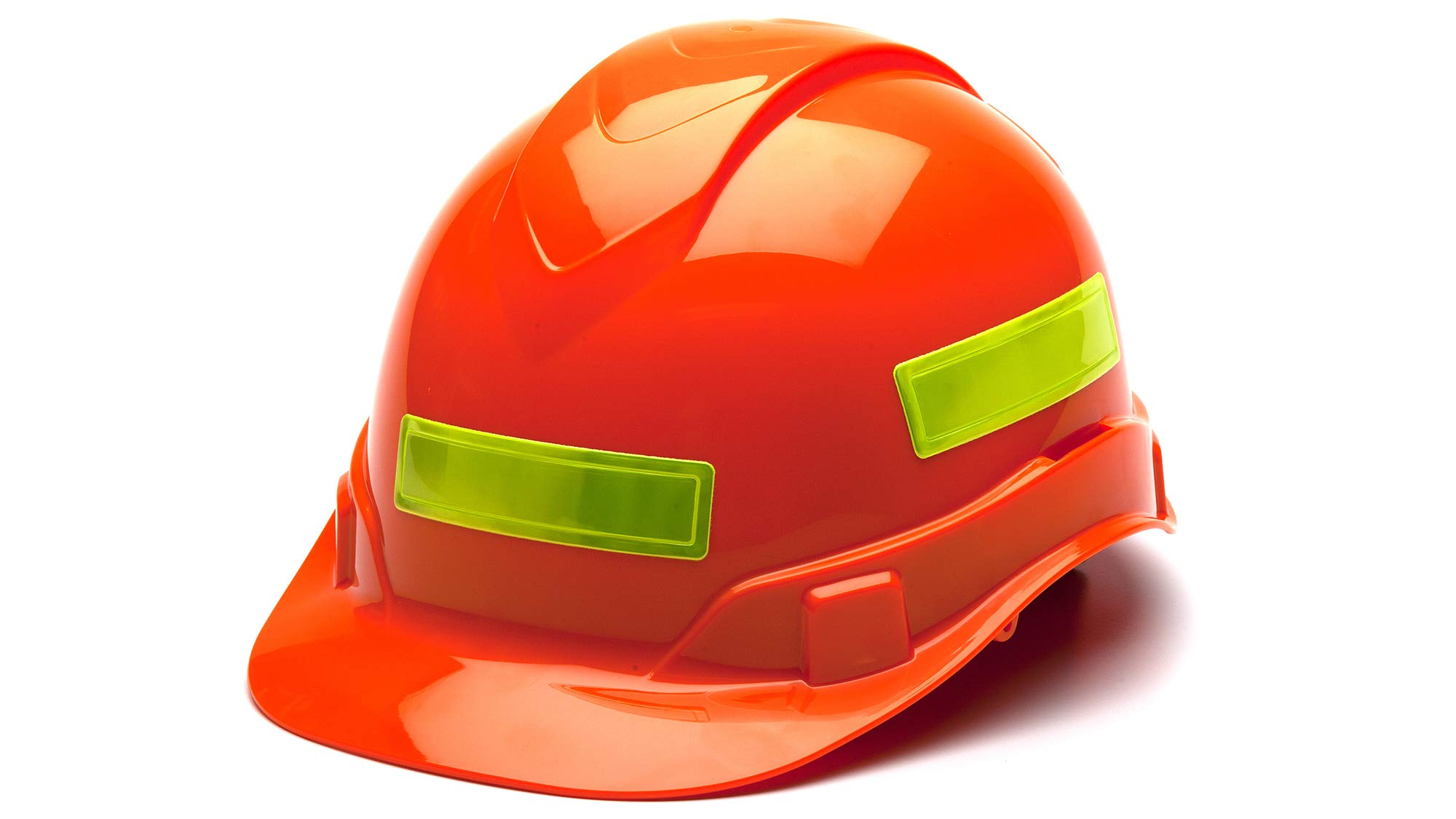 Pyramex Safety HVRSLM Lime Adhesive Reflective Stripe for Hard Hats - High Visibility Work Zone Safety Gear for Construction, Road Work & Nighttime Projects