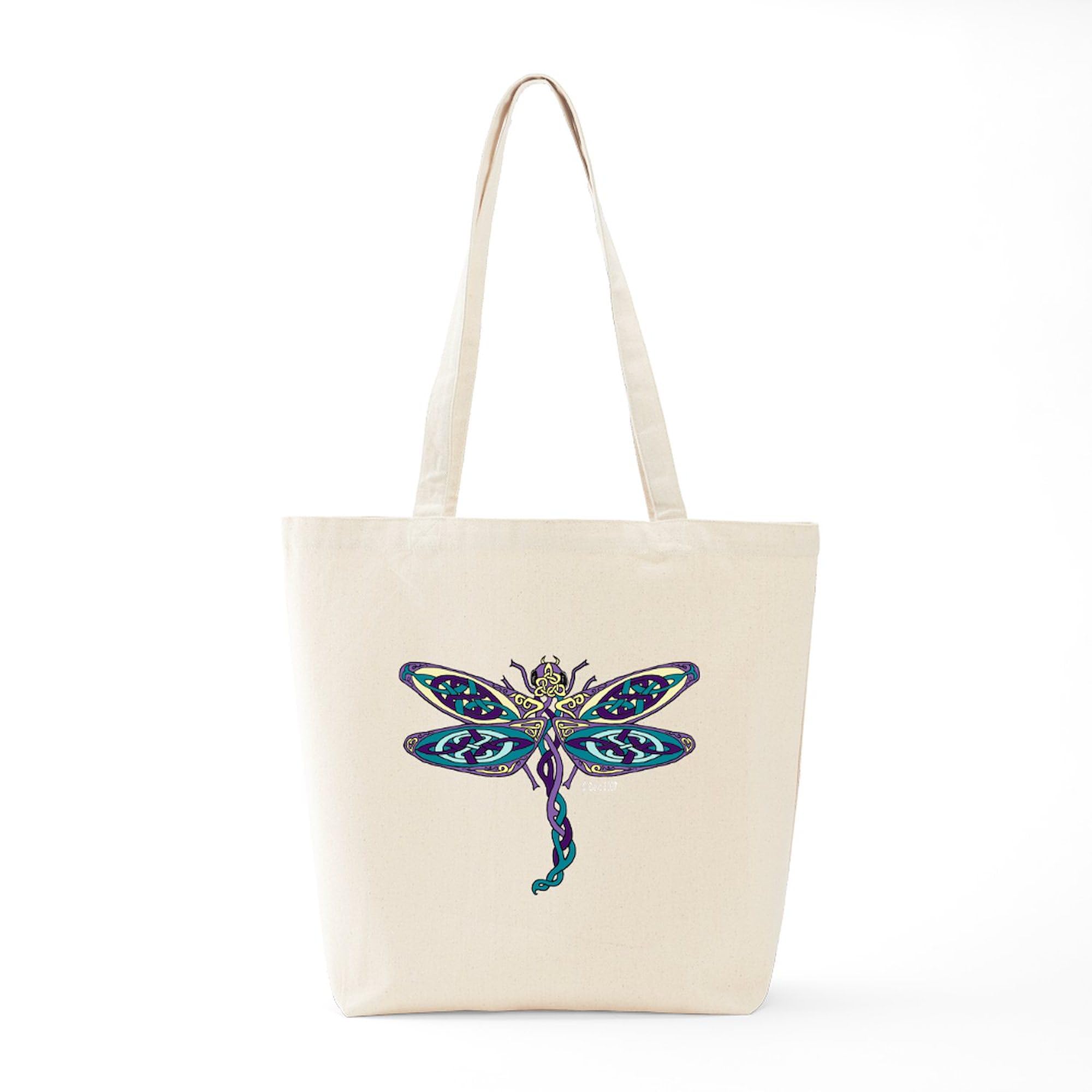 Reversible Celtic Love Tote Bag - Natural Canvas Reusable Shopping Bag for Groceries, Beach, Work & Travel | Eco-Friendly & Durable