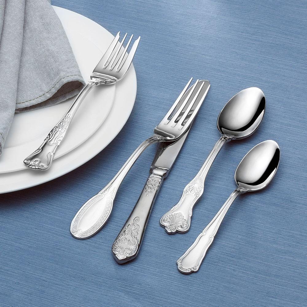Premium 77-Piece Flatware Set - Service for 12 - Stainless Steel Silverware for Fine Dining, Dinner Parties & Elegant Table Settings