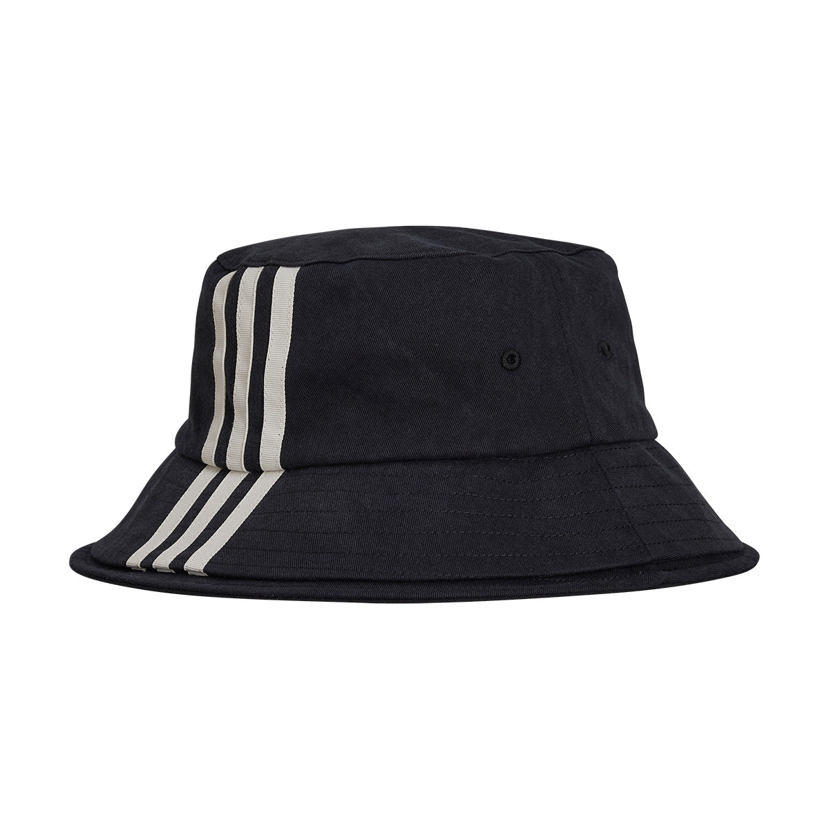 Adidas 3 Stripes Bucket Hat for Men & Women - Classic Black Sun Hat for Outdoor, Beach, and Casual Wear - UV Protection Summer Hat for Hiking, Fishing, and Travel