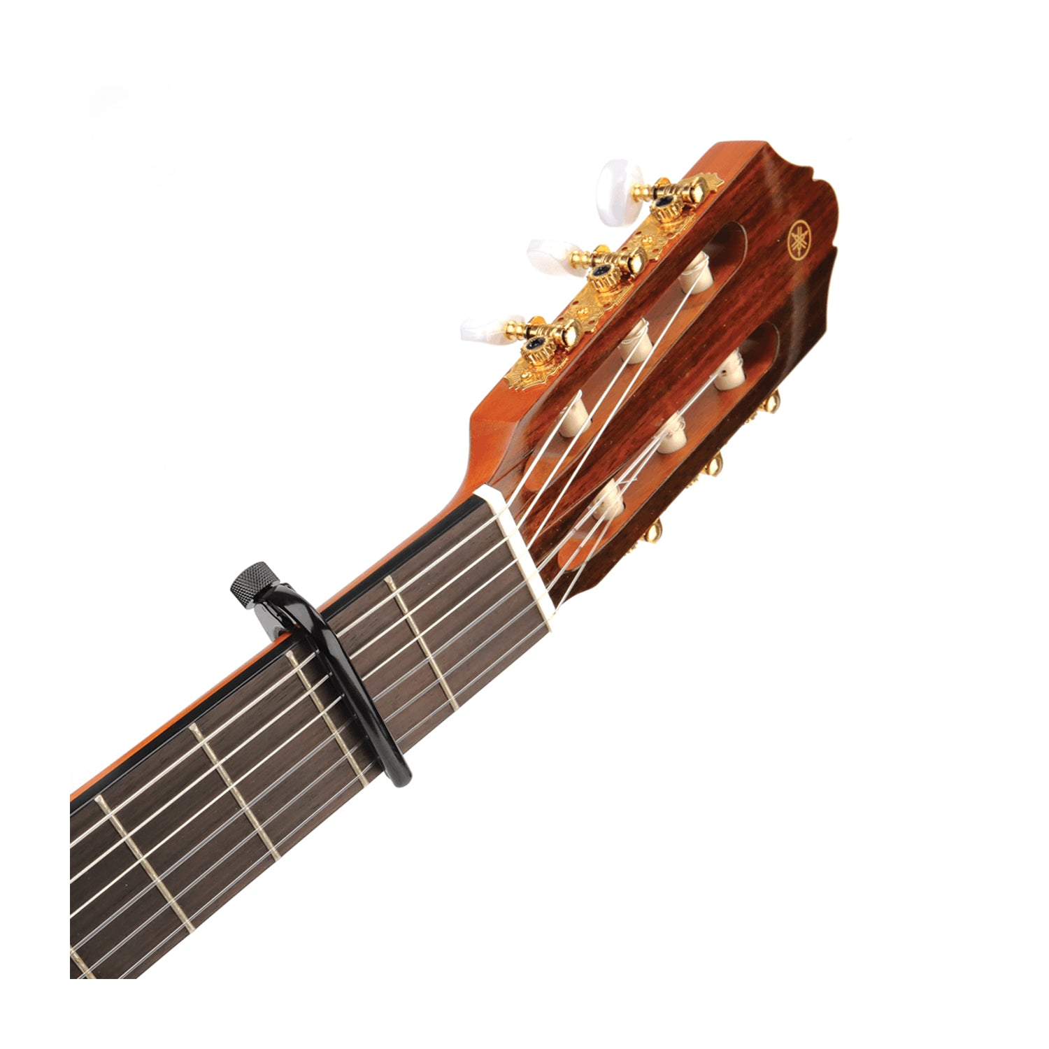D'Addario NS Classical Guitar Capo PW CP 04 - Premium Nylon String Guitar Capo for Classical & Flamenco Players - Perfect for Live Performances & Studio Recording