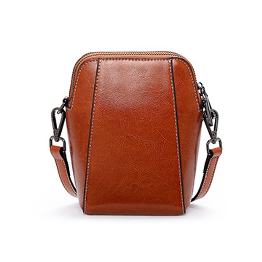 Yohora Genuine Leather Crossbody Bag for Women - Small Shoulder Purse with Phone Wallet Pocket (Perfect for Work, Travel & Everyday Use)