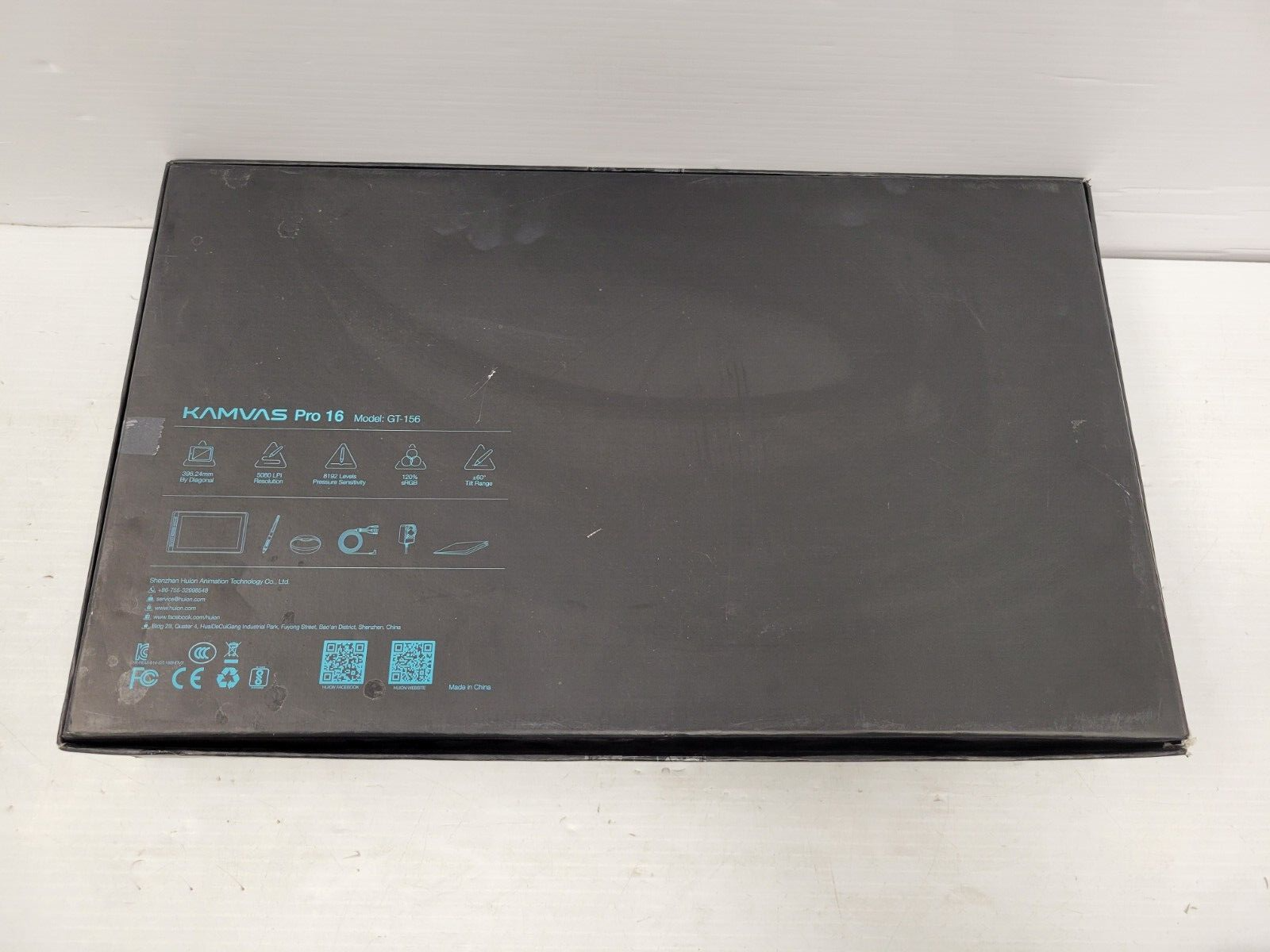Huion Kamvas Pro 16 GT-156 Graphics Drawing Tablet with Pen Display - Perfect for Digital Art, Animation & Graphic Design