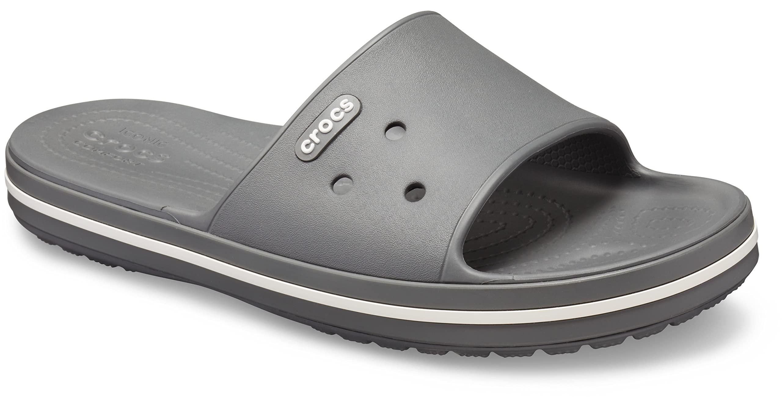 Crocs Unisex-Adult Crocband 3 Slide Sandals - Comfortable Waterproof Slip-On Shoes for Men & Women - Perfect for Beach, Pool, and Casual Wear