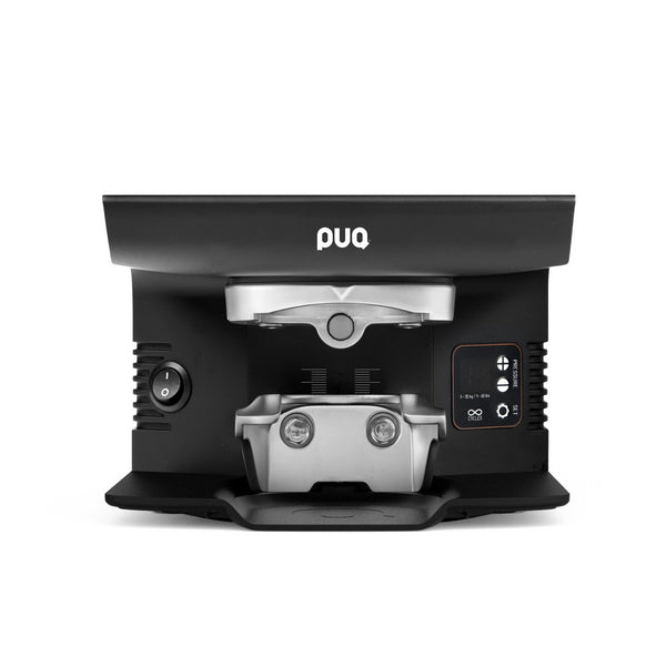 PUQPRESS Gen 5 M6 Under Grinder Coffee Tamper - Professional Espresso Puck Press for Baristas & Home Brewing - Perfect for Coffee Shops & Home Baristas