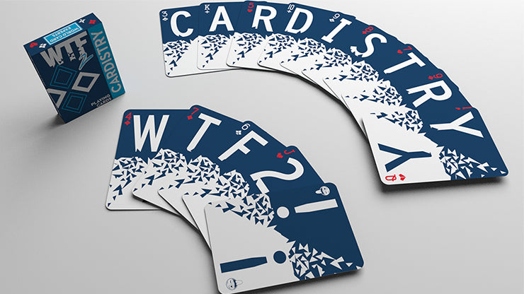 WTF Cardistry 2 Spelling - Premium Playing Cards for Magic Tricks & Card Flourishing | Perfect for Cardists, Magicians & Beginners | Great for Performances, Practice & Gifts