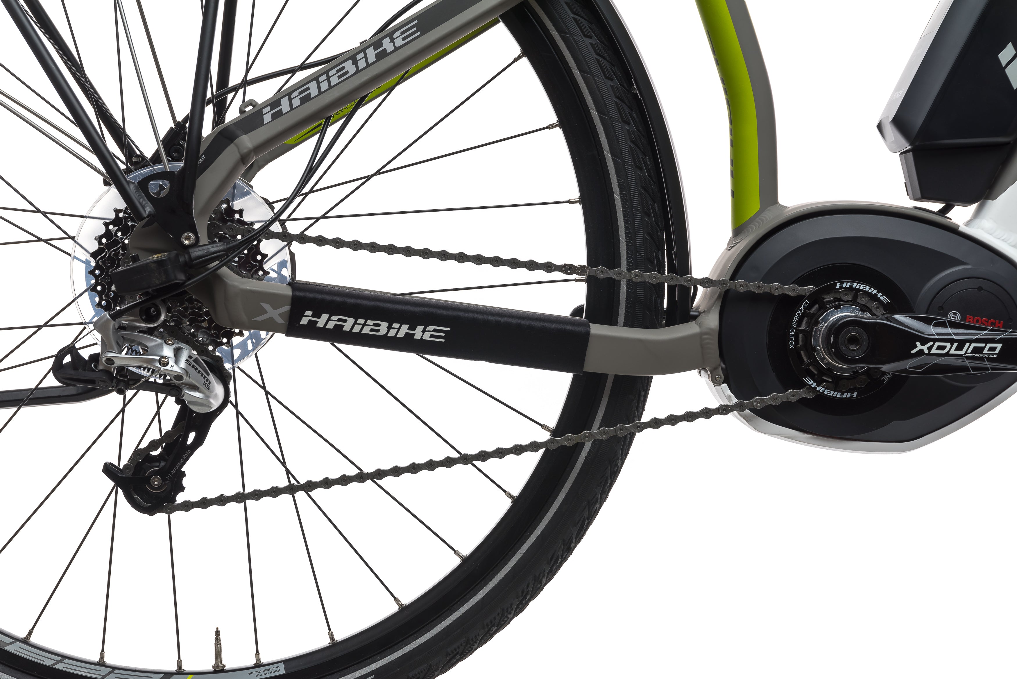 Haibike Xduro Trekking Pro Electric Mountain Bike - Medium Frame, Aluminum, SRAM X5 - Perfect for Off-Road Trails & Commuting