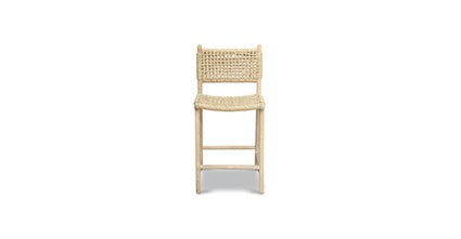 Modern Indoor/Outdoor Counter Height Stool - Adjustable Bar Stool for Kitchen Island, Patio & Dining - Durable & Comfortable Seating Solution