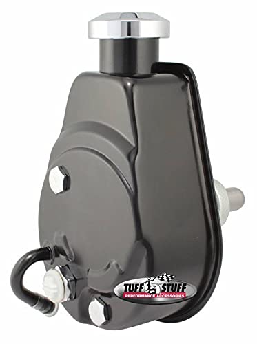 Tuff Stuff GM Power Steering Pump with Press Fit Shaft - Black | Replacement for GM Vehicles | Smooth Steering Performance for Trucks & SUVs