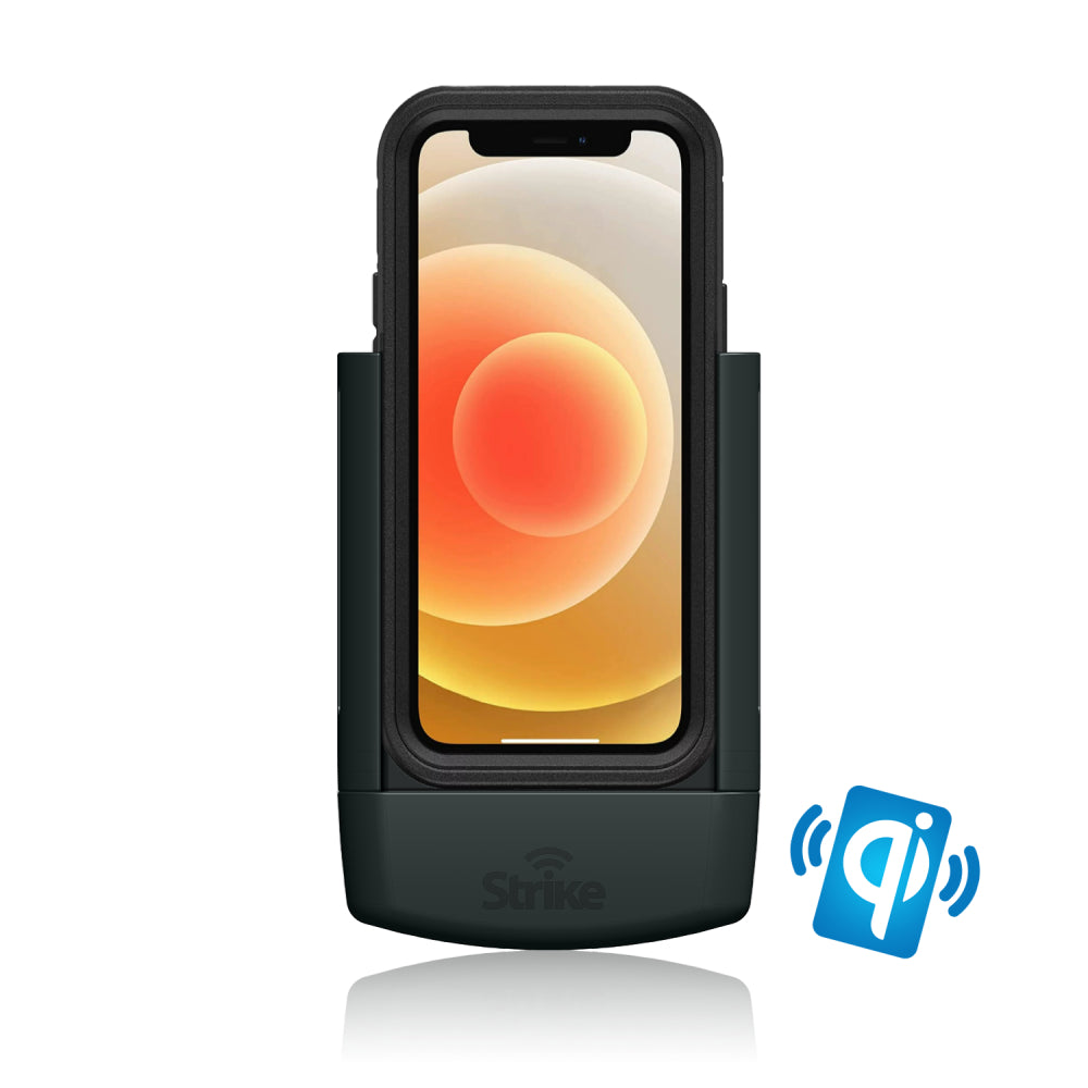 iPhone 12 & 12 Pro Wireless Charging Car Mount Holder - Compatible with Otterbox Defender Case | Secure Hands-Free Charging for Commuting & Road Trips