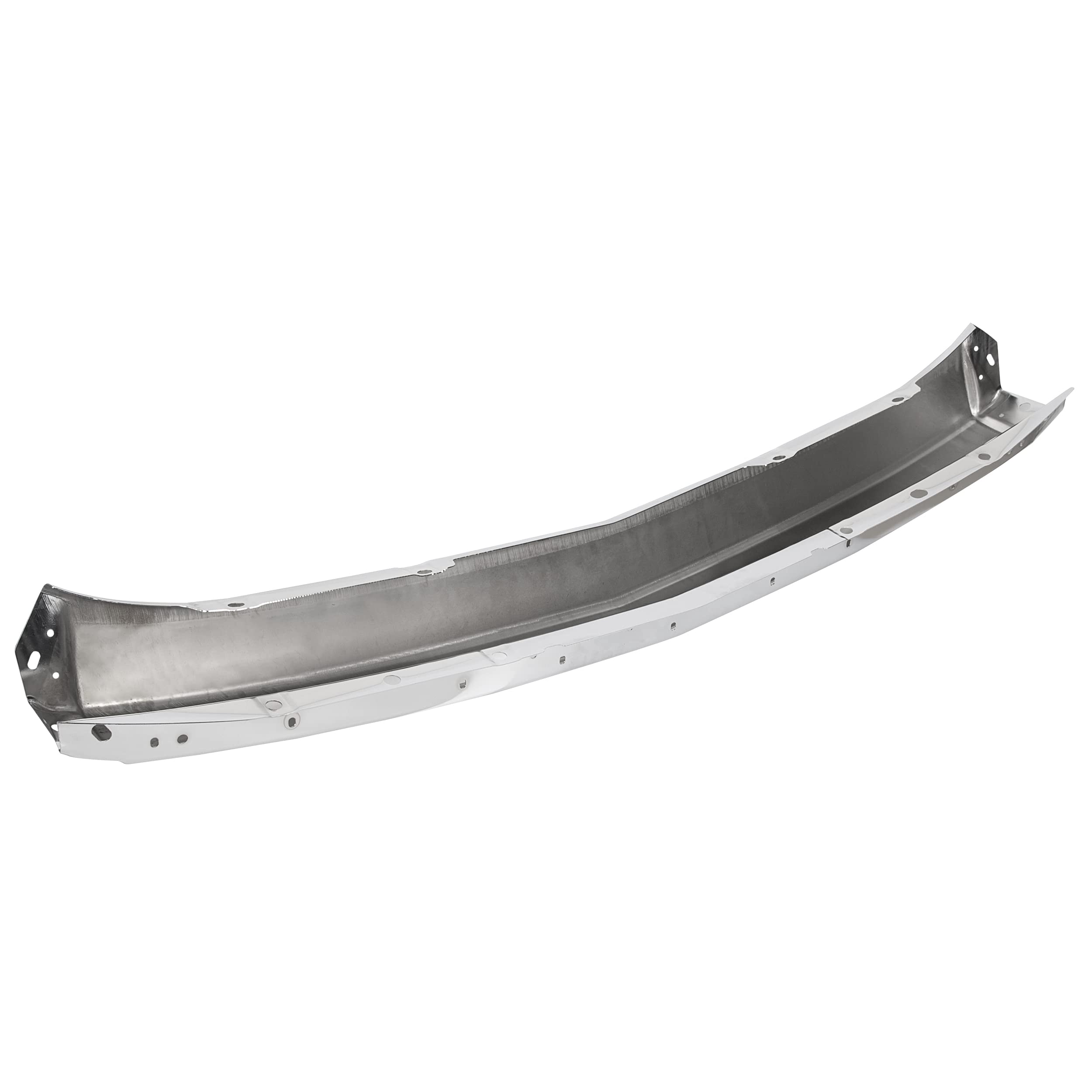 ECOTRIC Front Bumper Impact Bar & License Plate Bracket for 2007-2013 Chevy Silverado 1500/2500/3500 - Heavy Duty License Plate Frame Holder (2-Pack) - Perfect for Off-Roading, Truck Protection & Customization