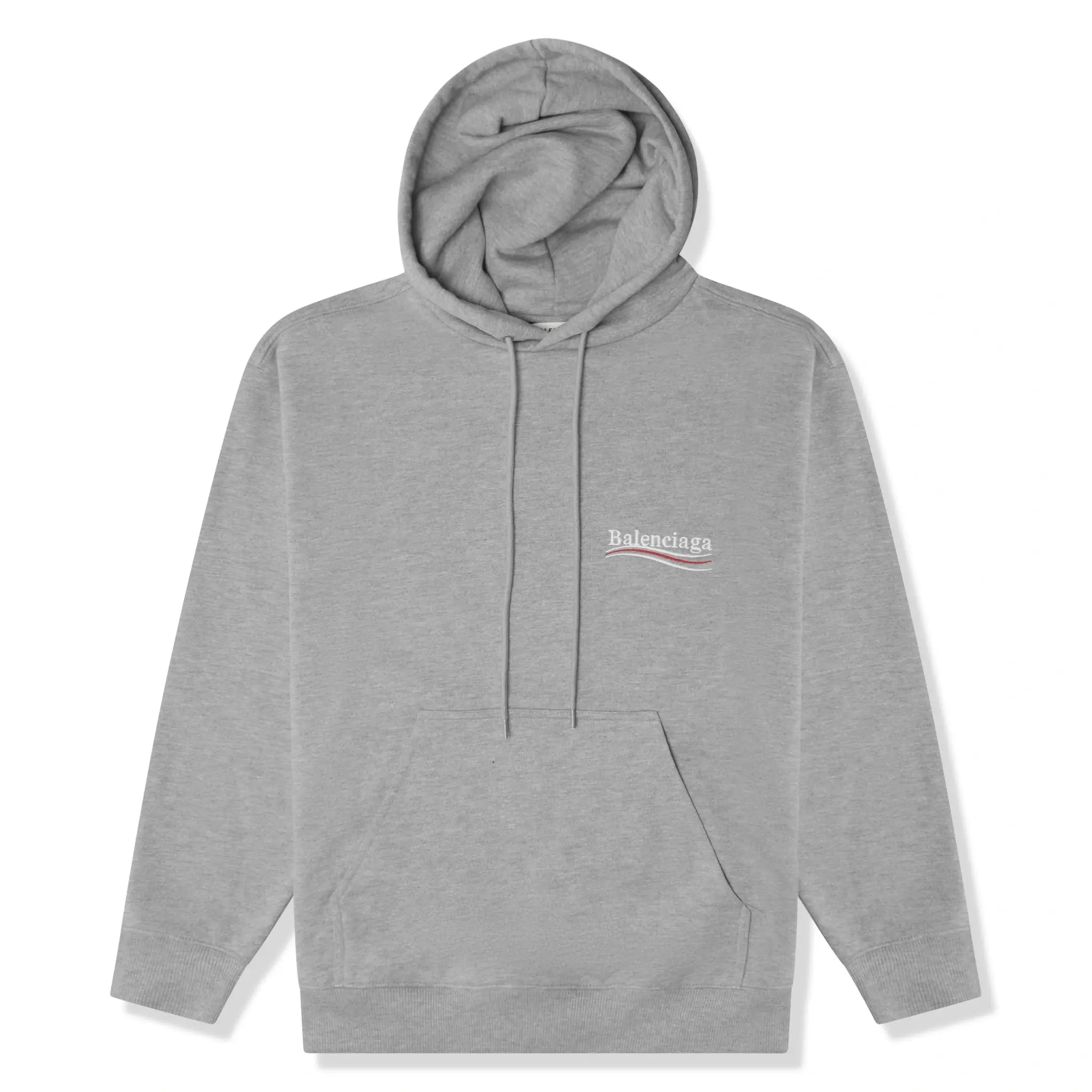 Balenciaga Political Grey Hoodie for Men & Women - Trendy Streetwear Pullover for Casual Outfits & Urban Fashion