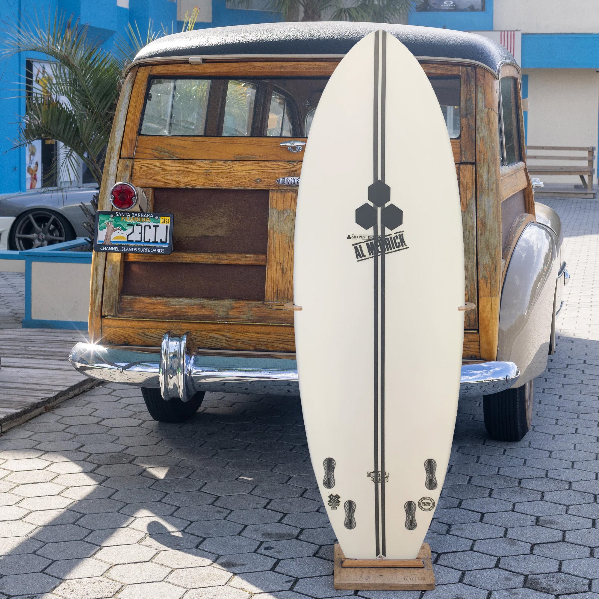 Channel Islands Bobby Quad Spine Tek 5'9 Surfboard with FCS II Fin System - Perfect for Intermediate Surfers in Beach Breaks and Small Waves
