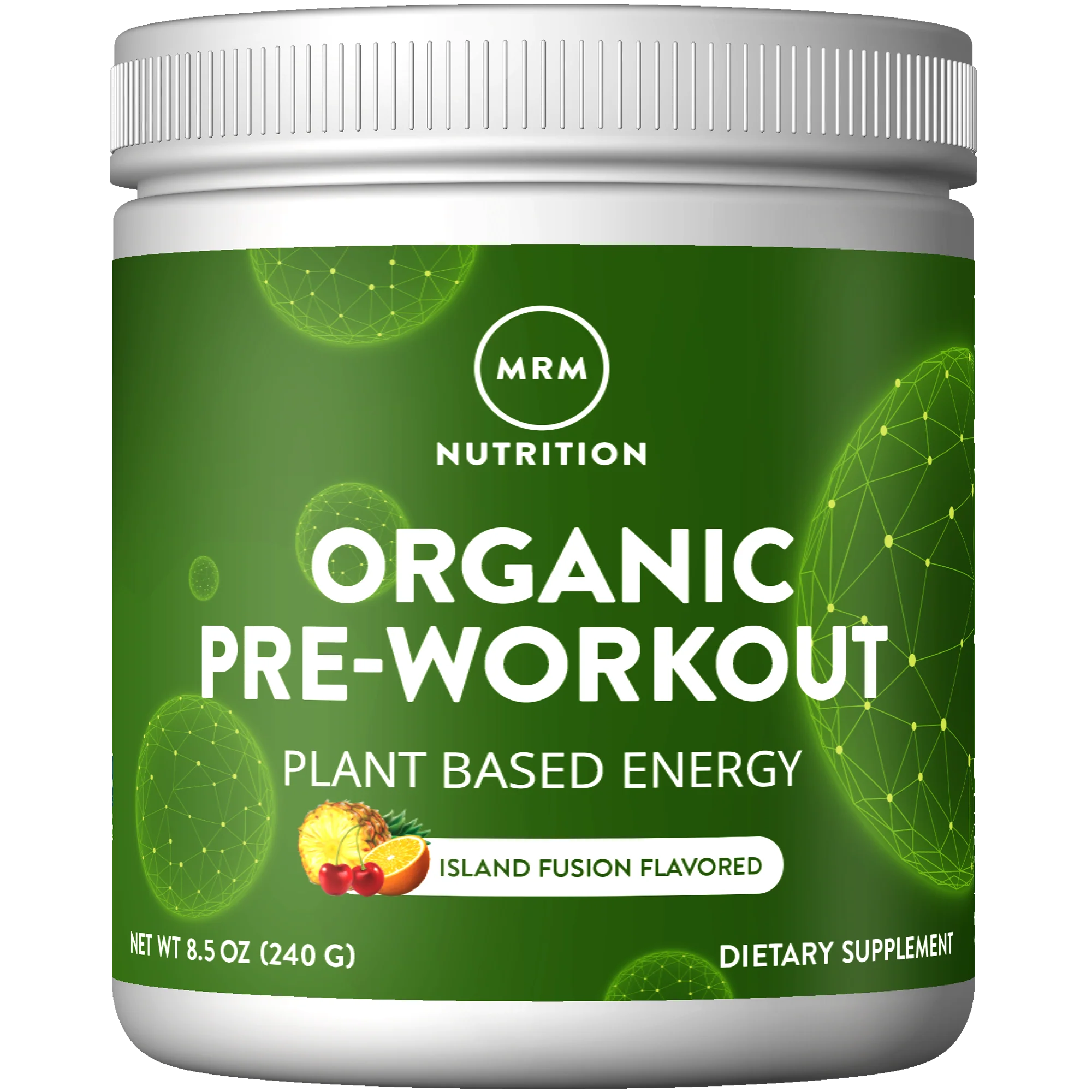 MRM Organic Pre Workout Supplement - Natural Energy Booster for Gym & Fitness Training | Best for Athletes & Bodybuilders