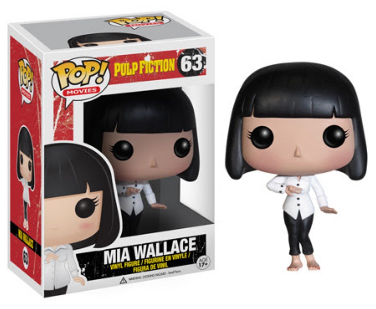 Funko POP Movies Pulp Fiction Mia Wallace Vinyl Figure - Collectible Pop Culture Toy for Fans & Gift Ideas - Perfect for Movie Lovers, Shelf Displays & Pop Collections