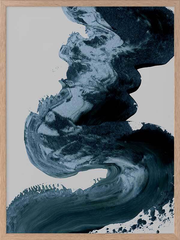 Feint Framed Art Print - Premium Wall Decor for Living Room, Bedroom & Office - Modern Abstract Canvas Painting for Home & Office Decor