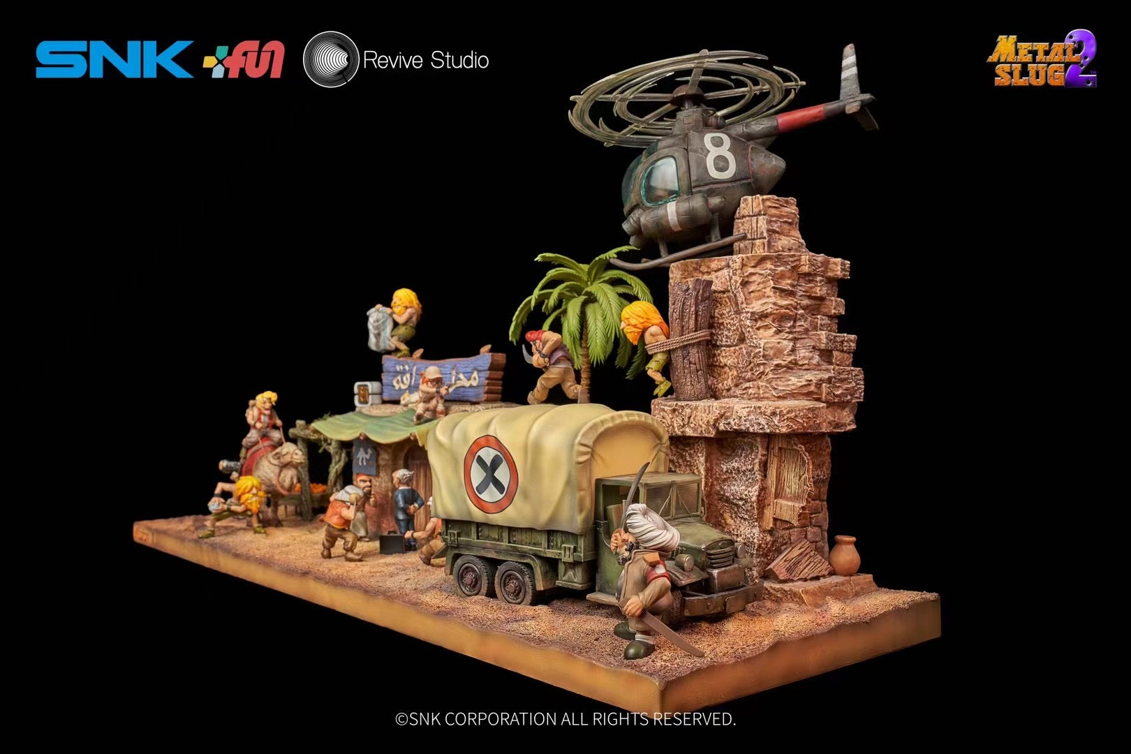 Revive Studio Licensed Metal Slug 2 Version 1 Arcade Game - Perfect for Retro Gaming Enthusiasts & Home Arcade Setups