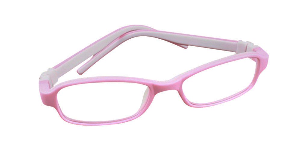 Flexible Kids Eyeglasses Frame - TR90 & Silicone No Screw Bendable Children's Glasses with String and Case | Safe, Durable for School, Sports & Daily Wear