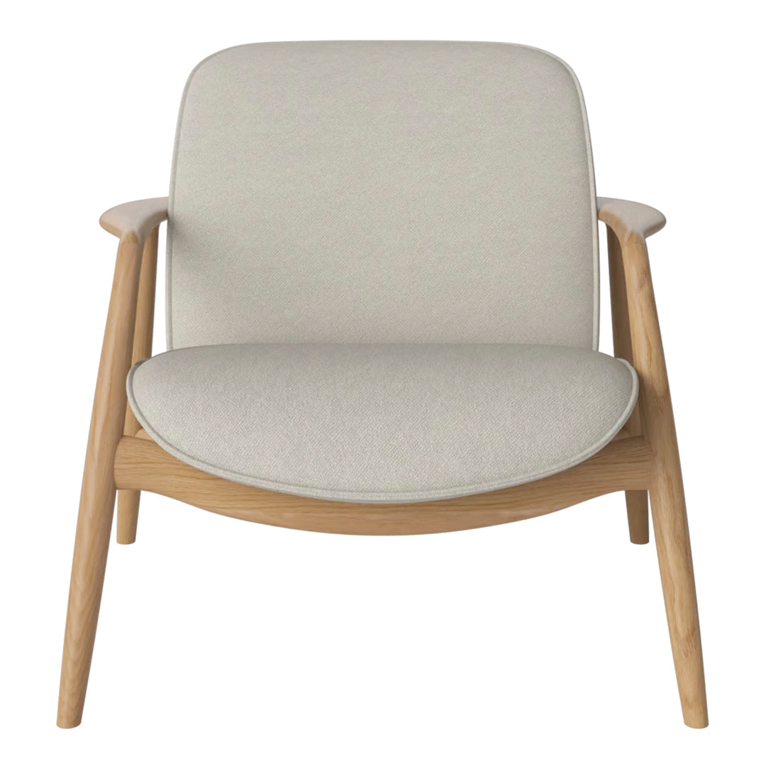 Bowie Lounge Chair - Modern Accent Chair for Living Room, Bedroom & Office - Comfortable Mid-Century Style Reading Chair with Sturdy Wooden Legs
