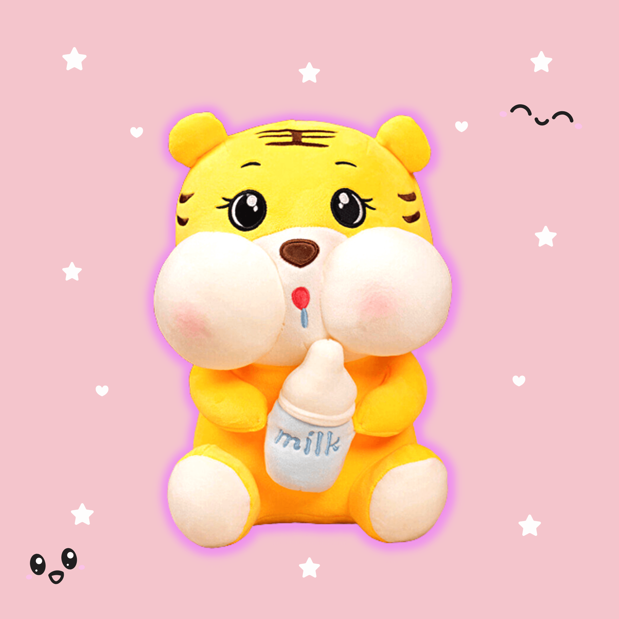 Cute Tiger Plush Toy - Soft & Huggable Stuffed Animal for Kids, Gifts, and Nursery Decor | Perfect for Birthdays, Valentine's Day, and Room Decoration