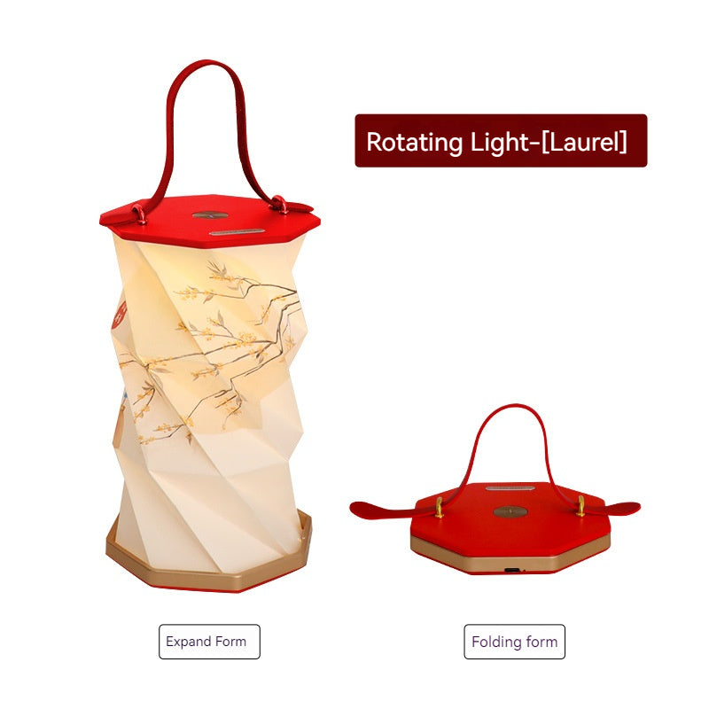 Portable Folding Table Lamp - Creative Atmosphere Light for Home Decor, Office, Bedroom & Gift Ideas - Perfect for Reading, Relaxing & Ambiance Lighting (728144352794)