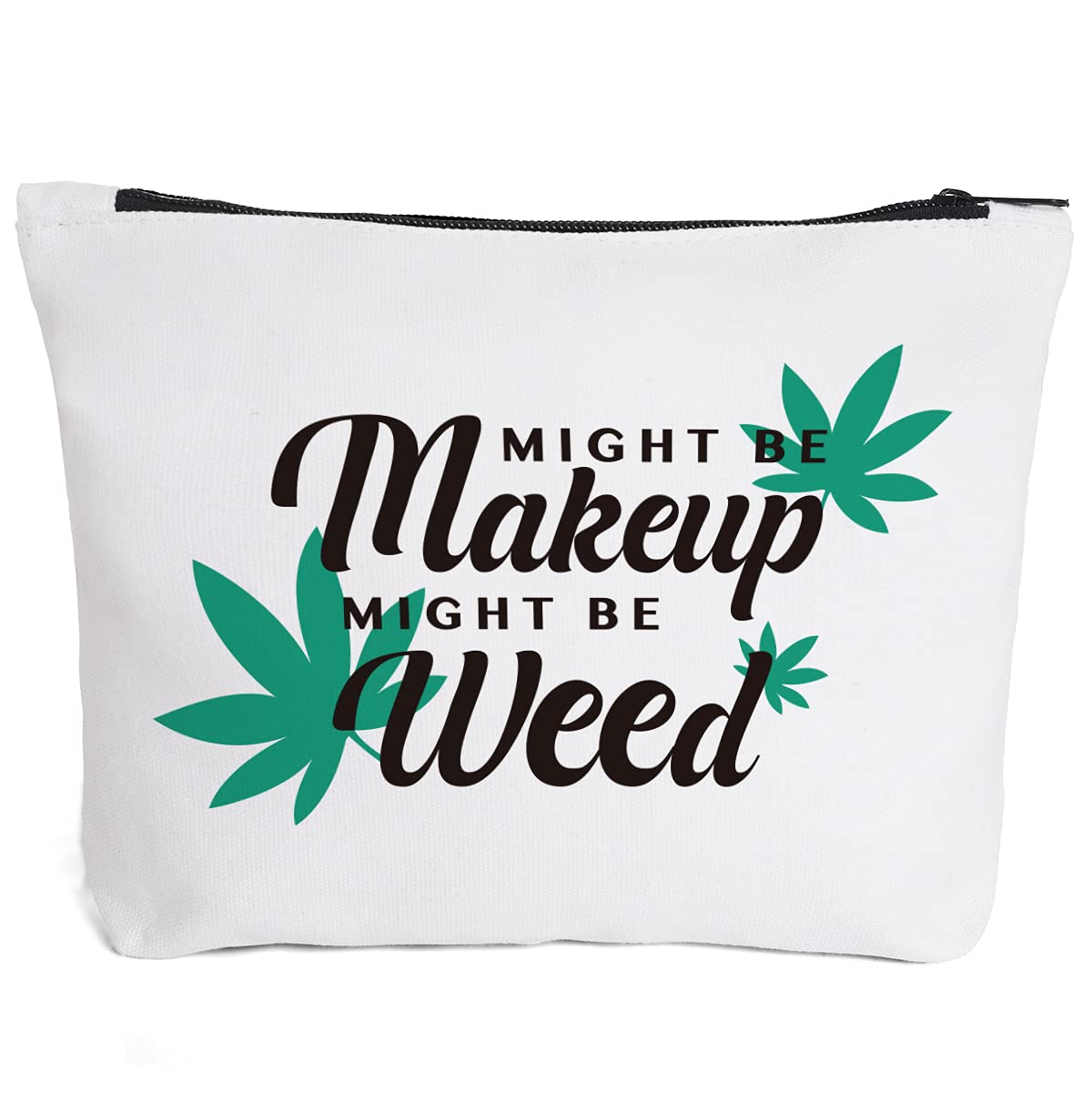 Funny Weed Makeup Bag - Best Gift for Women Friends, Sisters - Birthday & Christmas - Travel & Toiletry Use