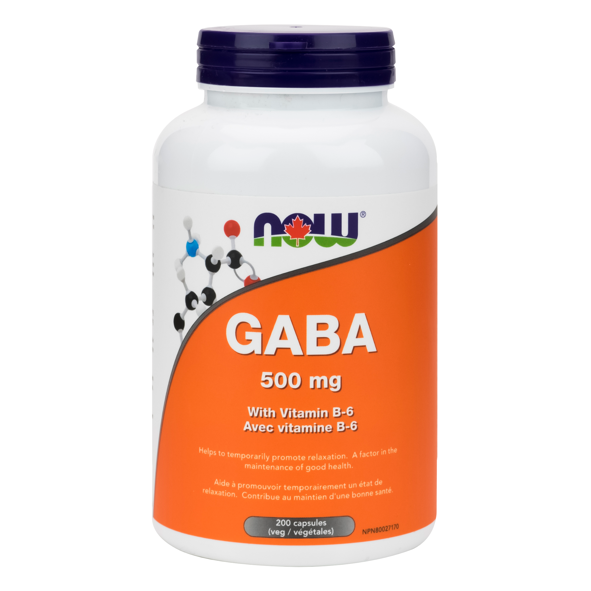 GABA 500mg with Vitamin B6 Supplement for Stress Relief, Anxiety Support & Better Sleep - Natural Calm Aid for Relaxation & Mental Wellness (Use for Daily Stress Management, Nighttime Relaxation & Mood Support)
