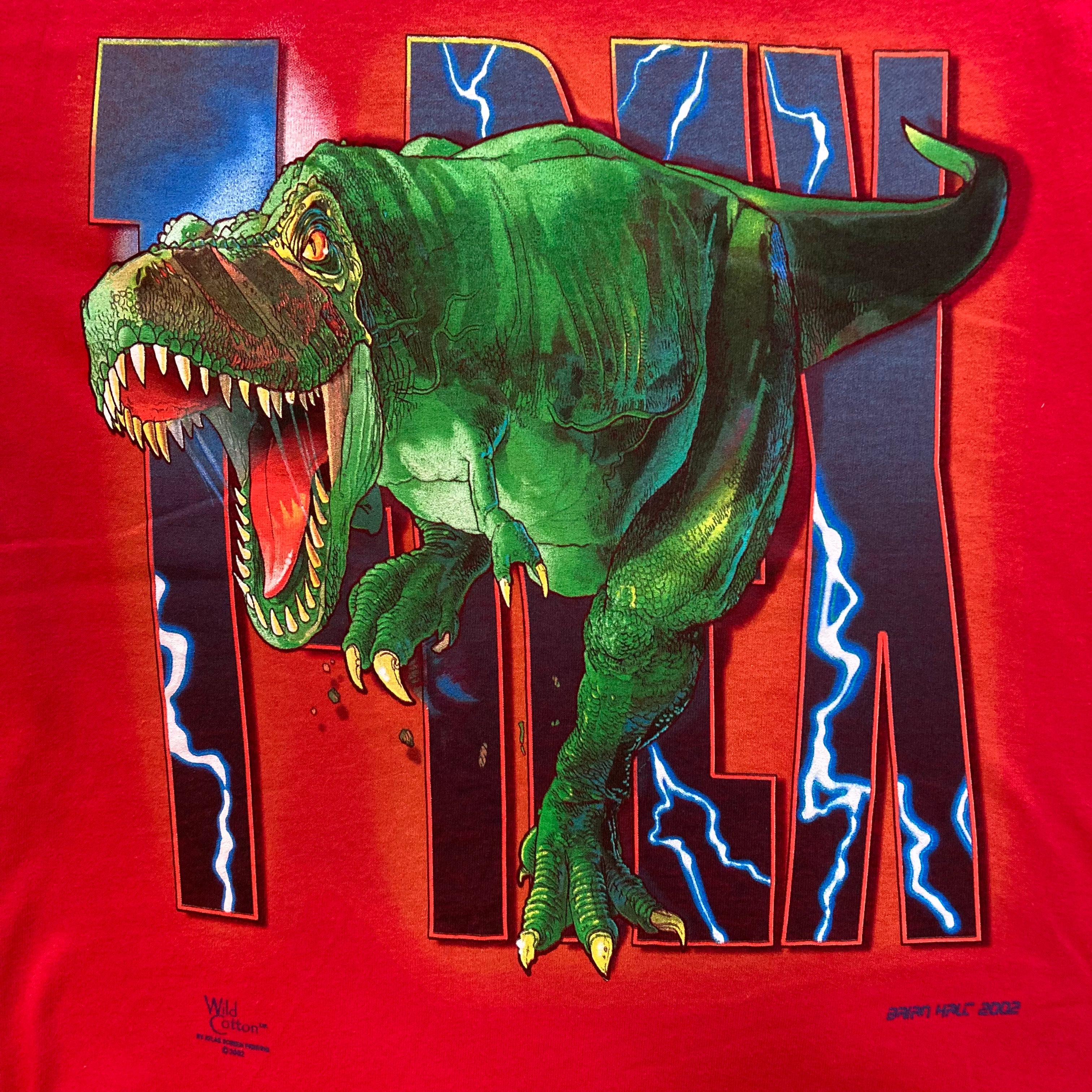Men's Red T-Rex Graphic T-Shirt - Cool Dinosaur Print Tee for Casual Wear & Gifts