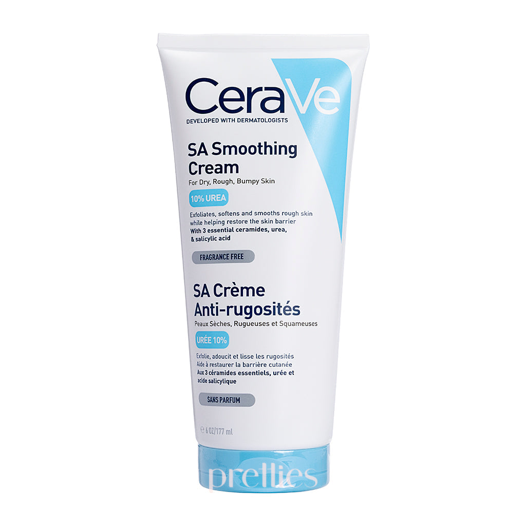 CeraVe SA Smoothing Cream 177ml | Salicylic Acid Body Moisturizer for Dry & Rough Skin | Dermatologist Recommended | Perfect for Daily Hydration & Exfoliation