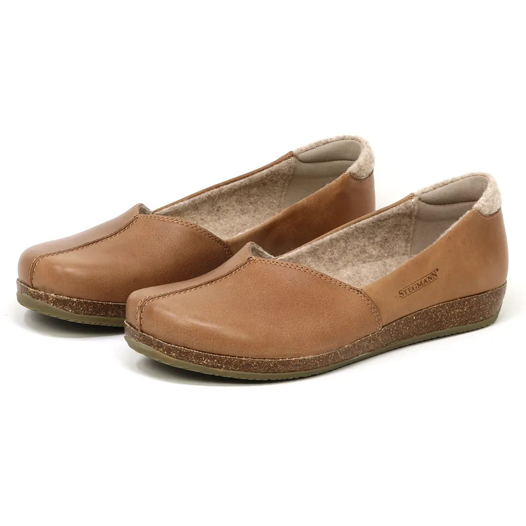 Women's Liesl Leather Skimmer Shoes - Comfortable & Stylish Ballet Flats for Casual Wear, Office & Travel