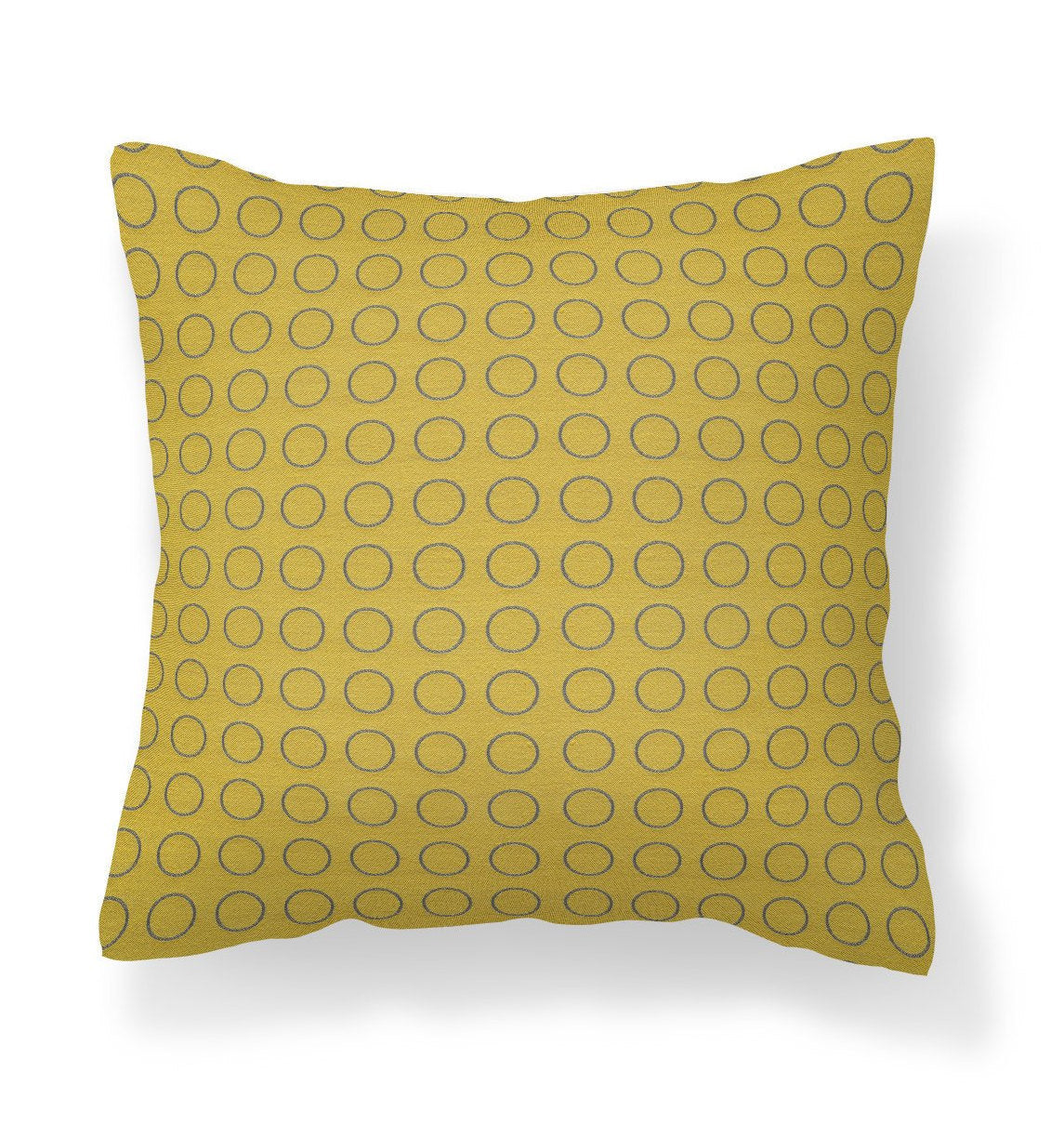 Maharam Repeat Dot Gold Pillow - Modern Decorative Throw Pillow for Sofa, Bed & Home Decor - Perfect for Living Room, Bedroom & Office Accent