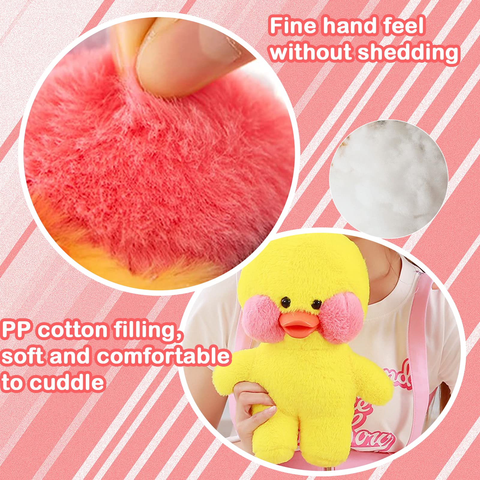 Cute Yellow Duck Plush Toy 30cm - Korean Soft Doll for Kids, Surprise Gift for Birthdays & Playtime