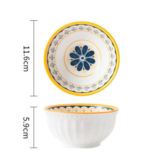 50% Off Clearance Sale - Reusable Printed Bowls & Dishes Set for Home Dining, Party Serving, and Kitchen Decor