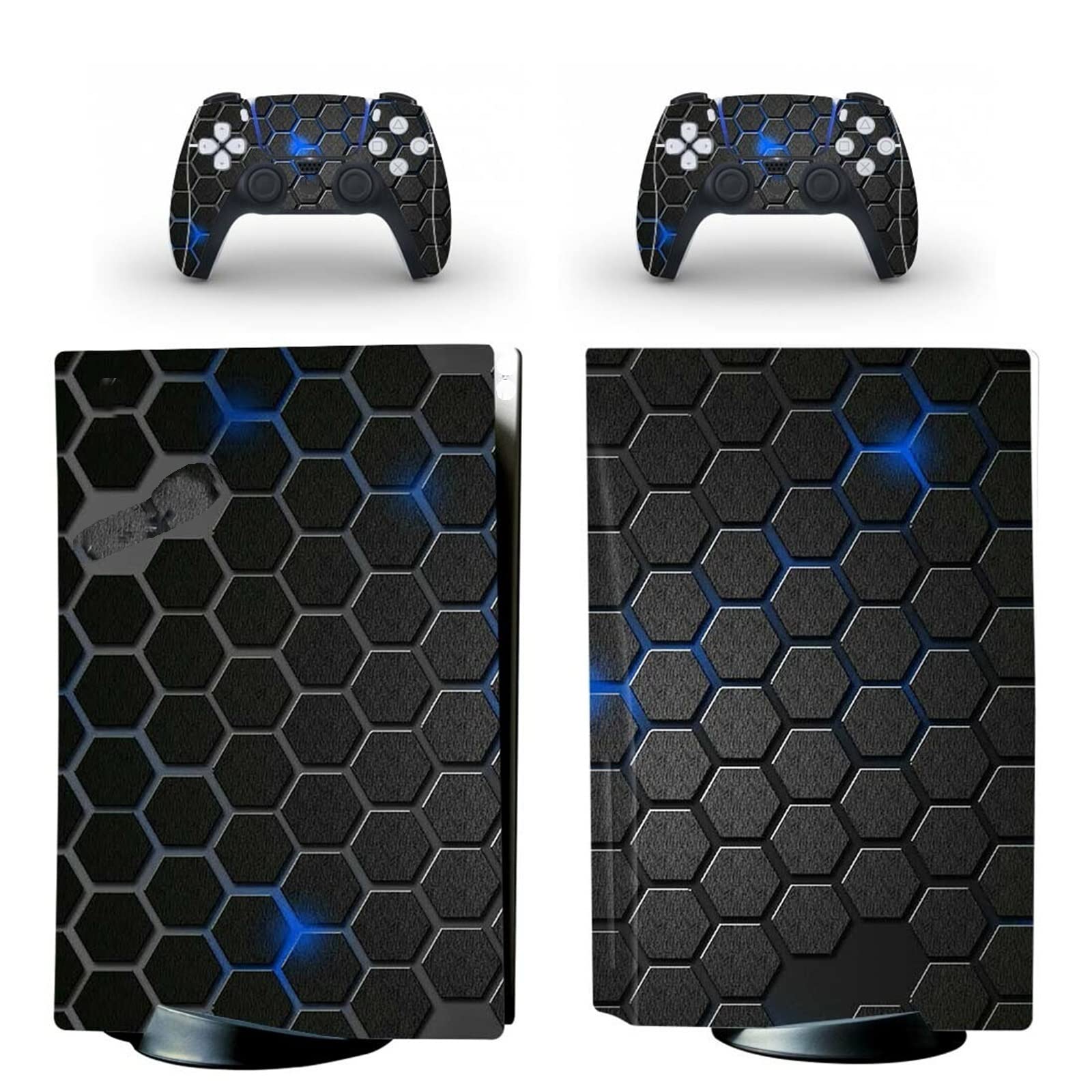 Anime Console Skin Decal for PS5 Disk Edition with 2 Controller Covers - Scratch-Resistant Vinyl Protection, Bubble-Free & Anti-Scratch (40381) - Perfect for Gaming Setups & Collectors