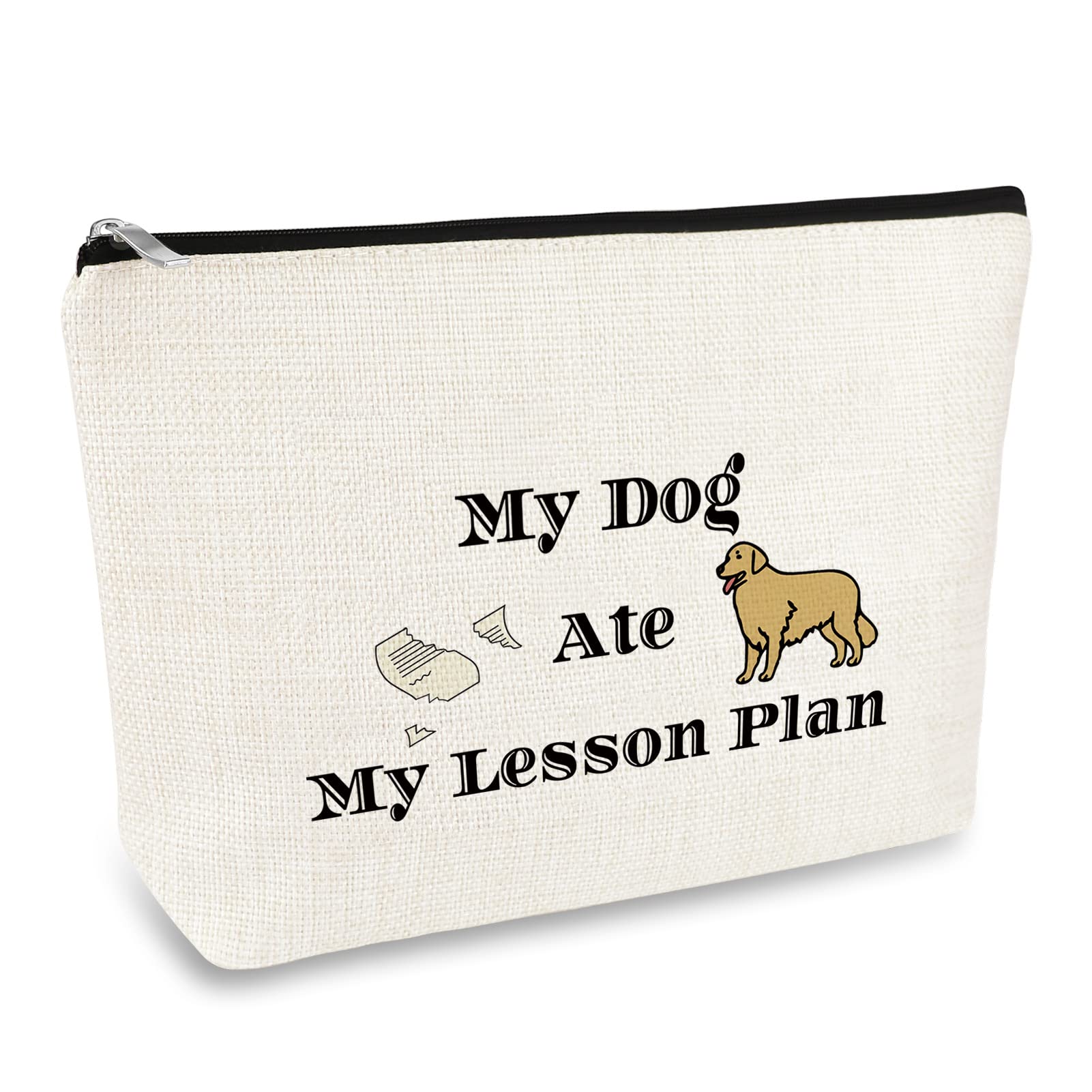 Funny Teacher Makeup Bag - Appreciation Gift for Women, Coworkers - Travel & Daily Use