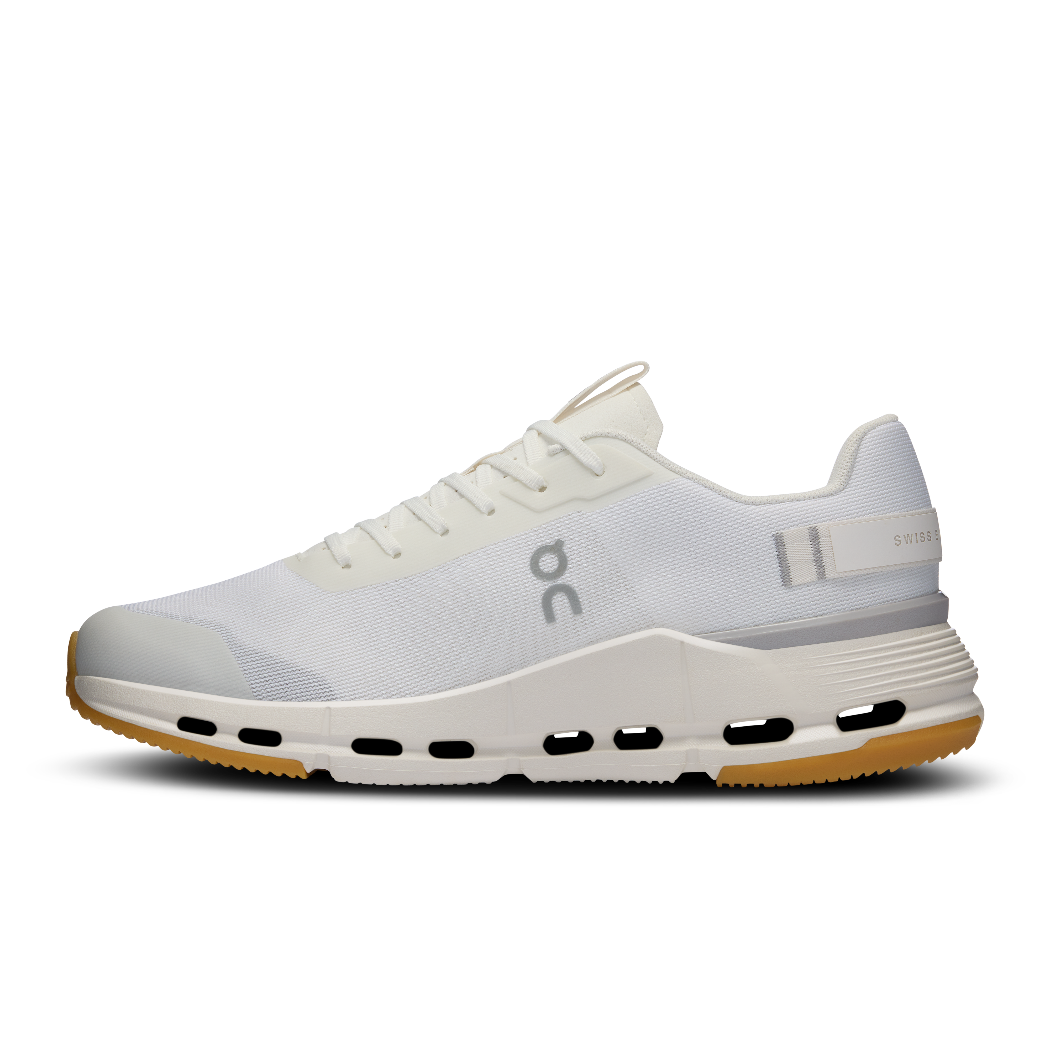 On Running Men's Cloudnova Form 2 Running Shoes - Lightweight & Breathable White/Ivory Sneakers for Jogging, Gym Workouts & Casual Wear