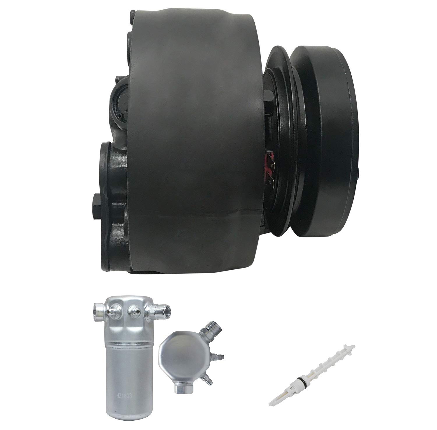 RYC Remanufactured AC Compressor Kit KT BG27 - Compatible with Multiple Car Models - Perfect for AC System Repair & Replacement - Keep Your Car Cool in Summer