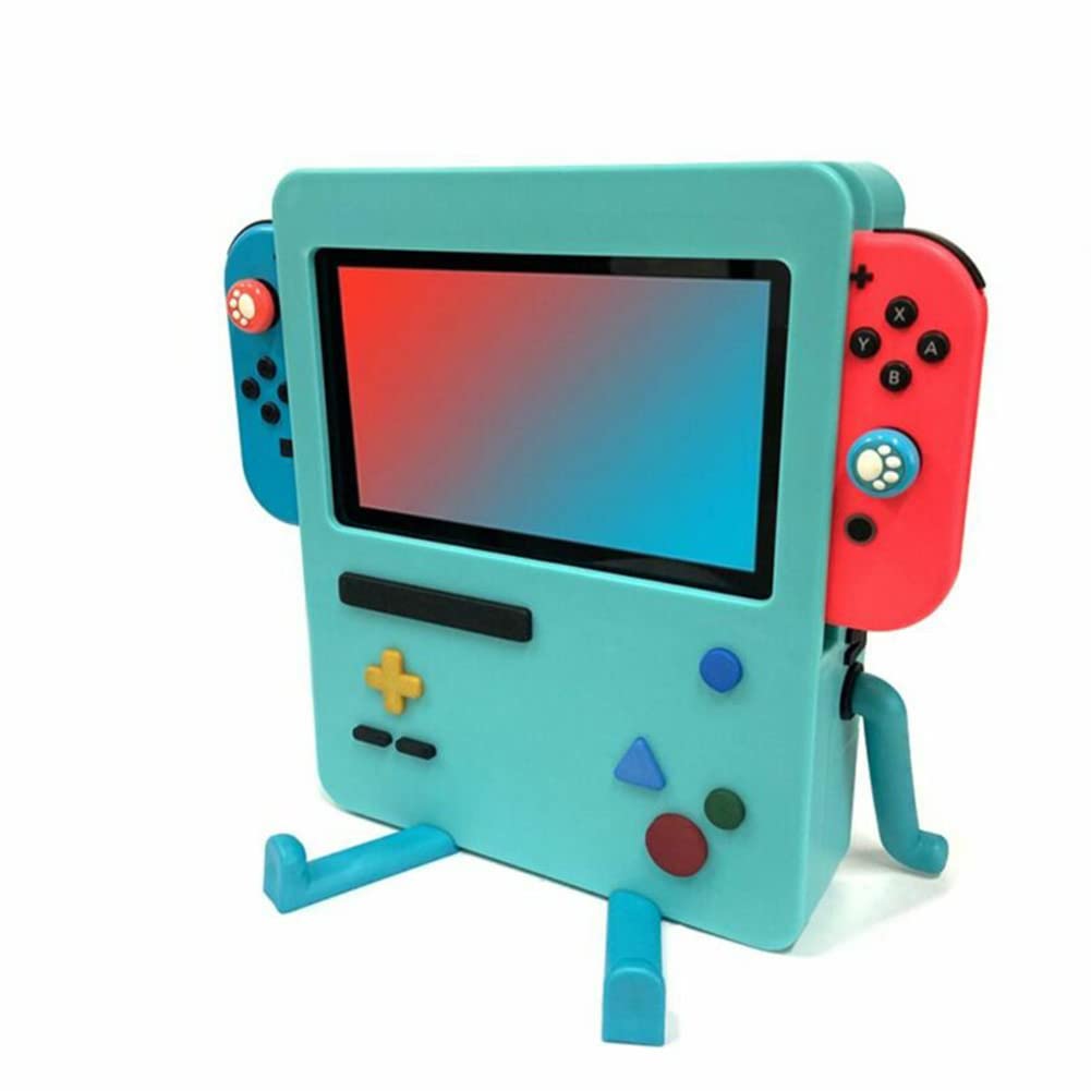 Blue Stand Charger Dock for Nintendo Switch - Storage Holder & Game Racks Organizer | Perfect for Gaming Setup & Living Room Organization