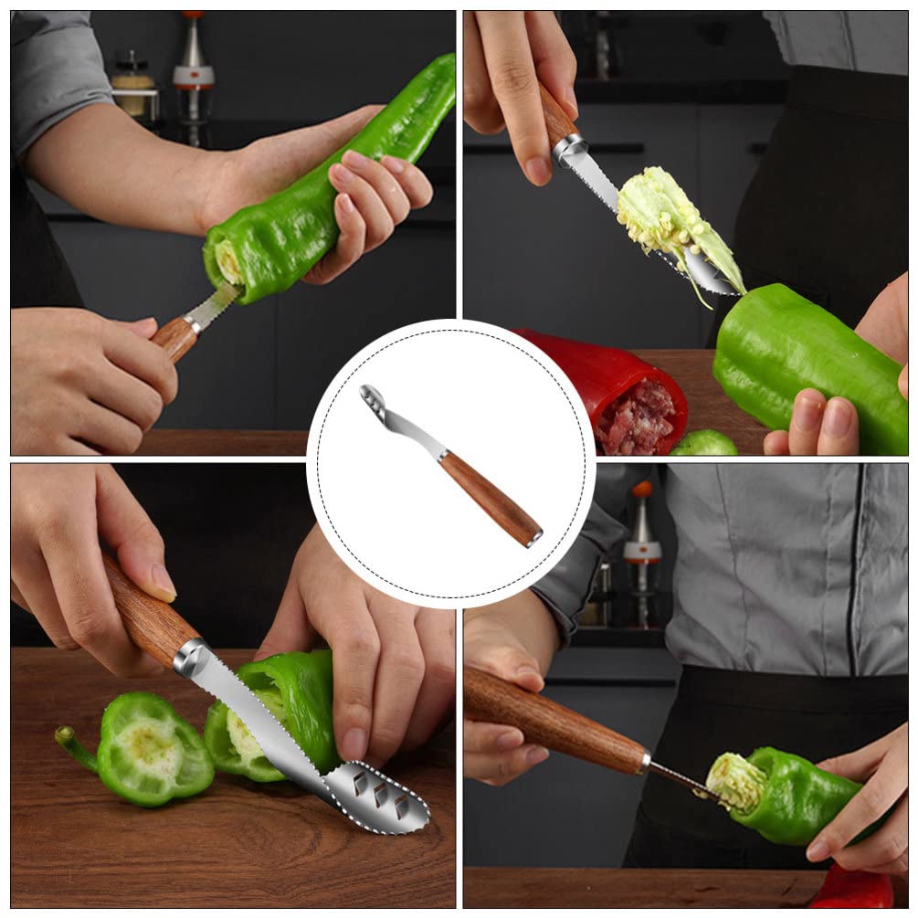 1pc Pepper Corer Tool - Kitchen Gadget for BBQ & Cooking