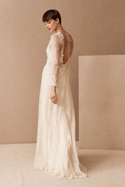 BHLDN Jenny Yoo Cosette Gown - Elegant Wedding Dress for Brides | Perfect for Beach, Garden & Formal Weddings