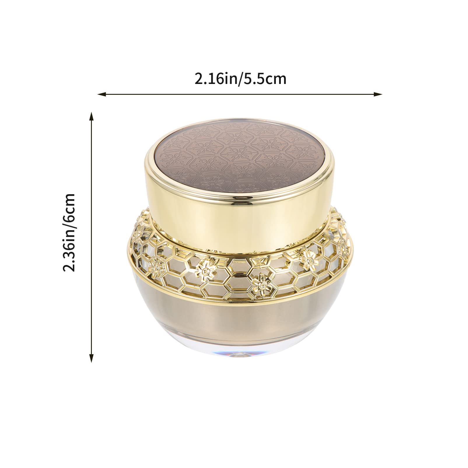 EXCLUZO 30g Sample Jars with Lids - Leakproof Cosmetic Containers for Makeup, Skincare, Travel Accessories - Perfect for DIY Beauty Products, Essential Oils & Travel-Sized Toiletries