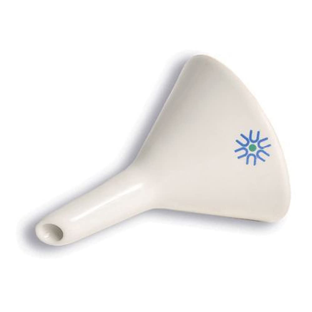 United Scientific Supplies JHF140 Porcelain Hirsch Funnel - 55mm Diameter, 140lb Capacity - Lab Filtration Equipment for Chemistry & Scientific Experiments
