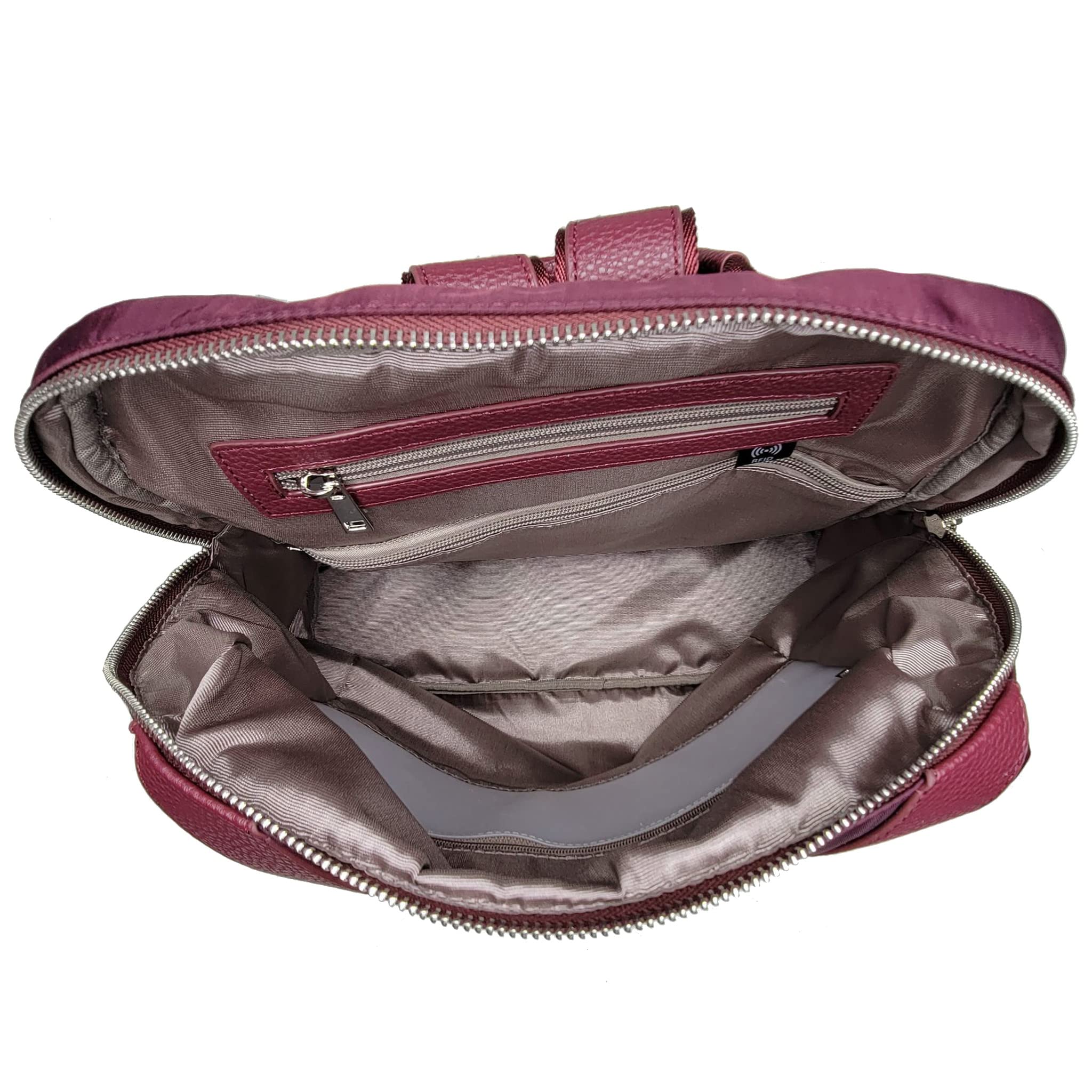 V-Style Convertible Backpack Purse for Women - Stylish Purple Haze Crossbody Bag & Shoulder Bag - Perfect for Travel, Work, and Everyday Use