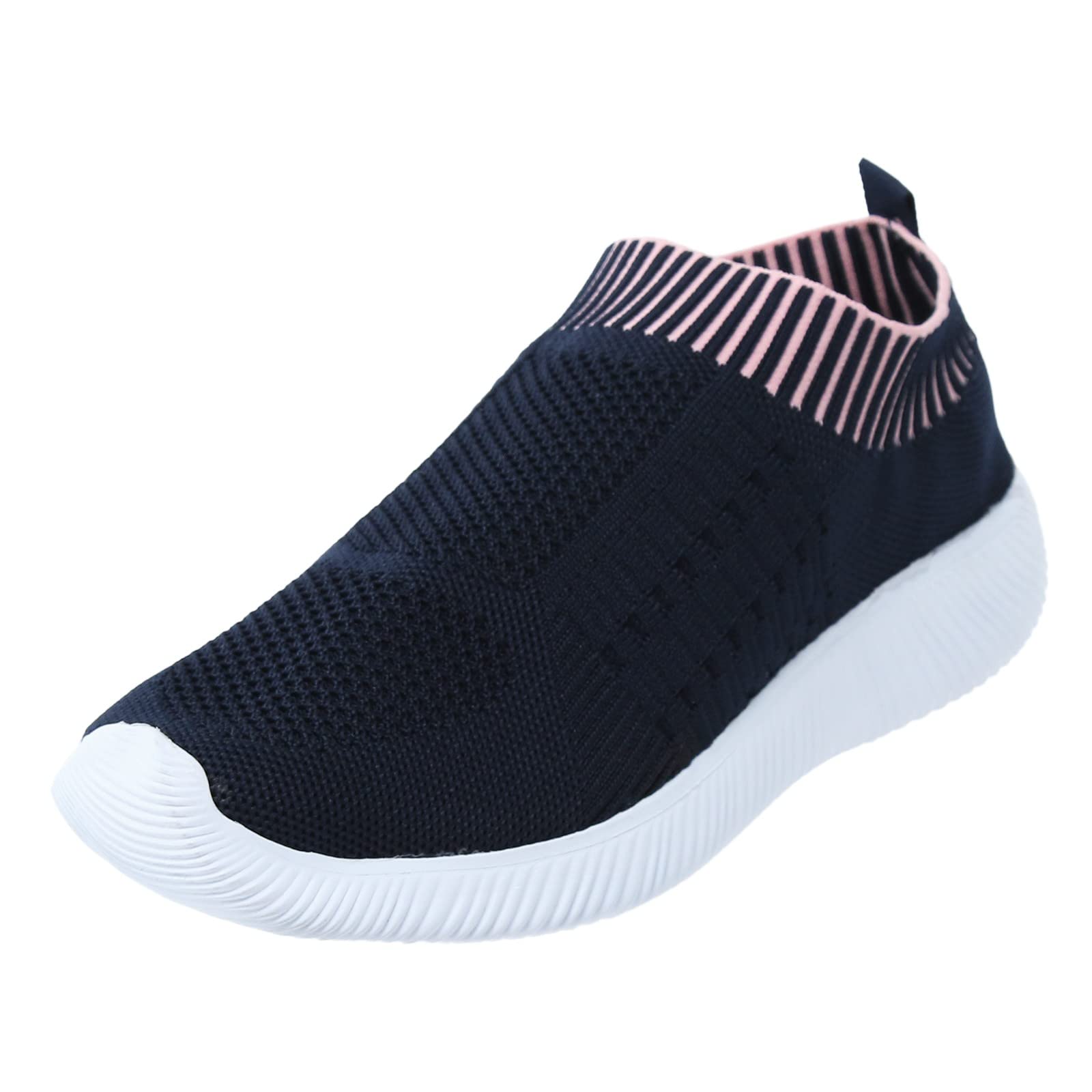 Women's Non-Slip Running Shoes - Breathable Athletic Walking Sneakers for Women - Fashion Tennis Shoes with Blade Sole Design (Pink SS-A90) - Perfect for Jogging, Gym Workouts & Casual Wear