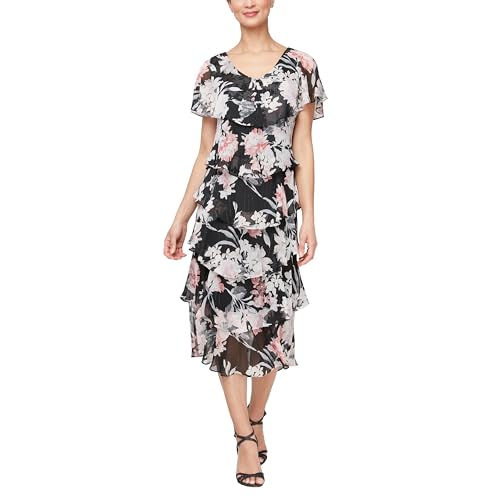Black Floral Pink