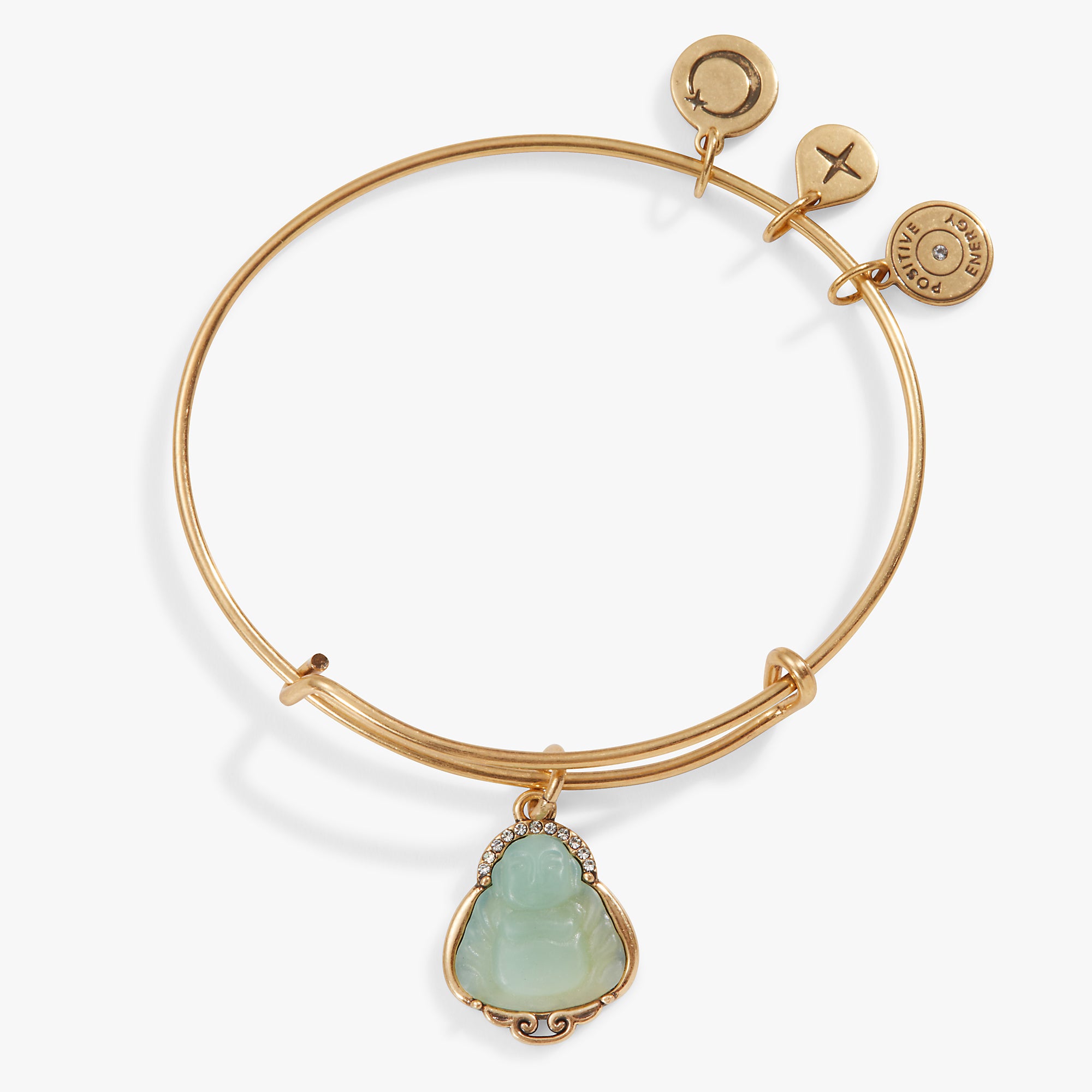 Buddha Charm Bangle - Spiritual Bracelet for Meditation & Yoga - Meaningful Gift for Buddhist Jewelry Lovers - Perfect for Mindfulness Practice & Positive Energy