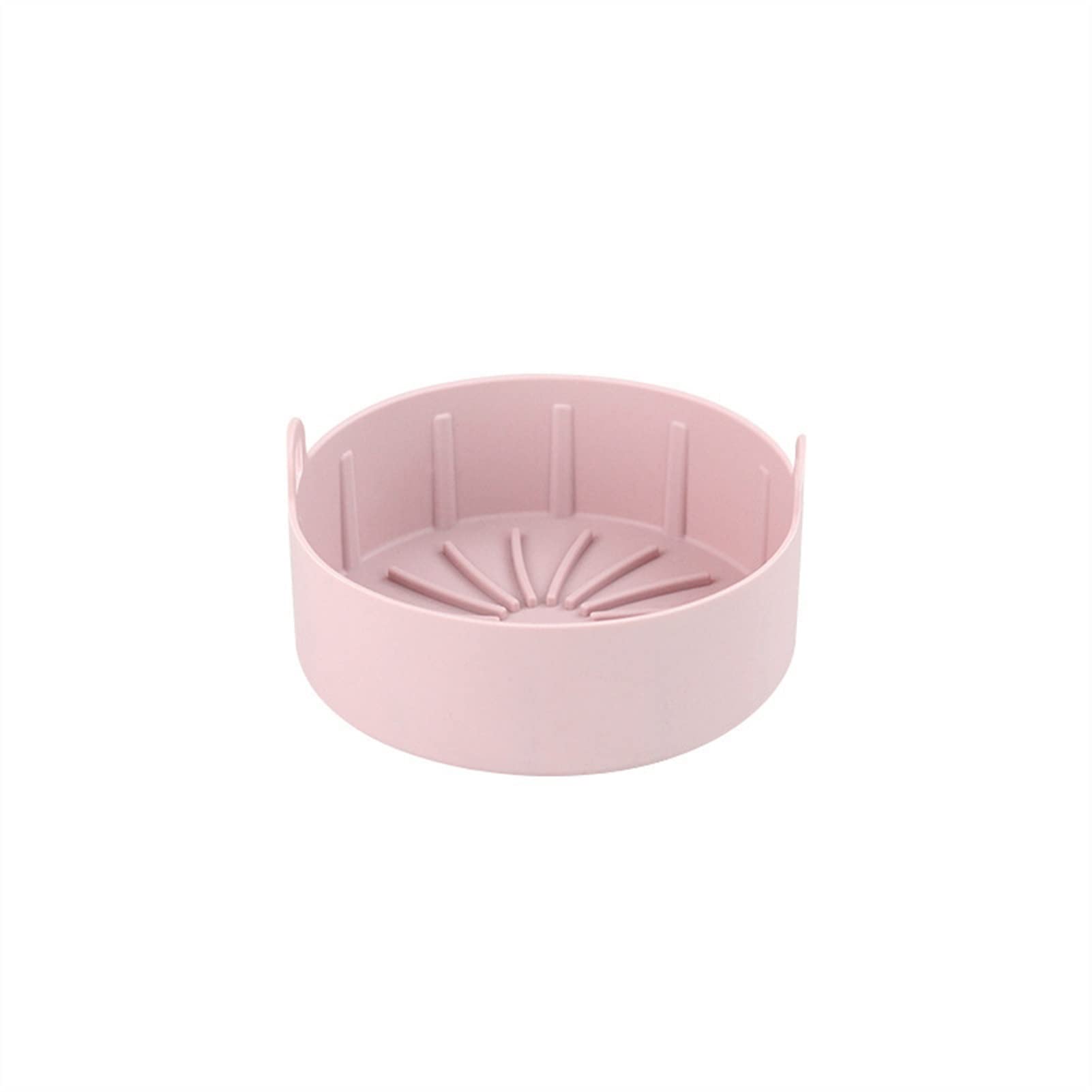 Non-Stick Silicone Air Fryer Accessories Set - 19CM Pink Baking Basket for Chicken, Pizza, Bread | Perfect for Air Fryer Cooking, Roasting & Baking at Home